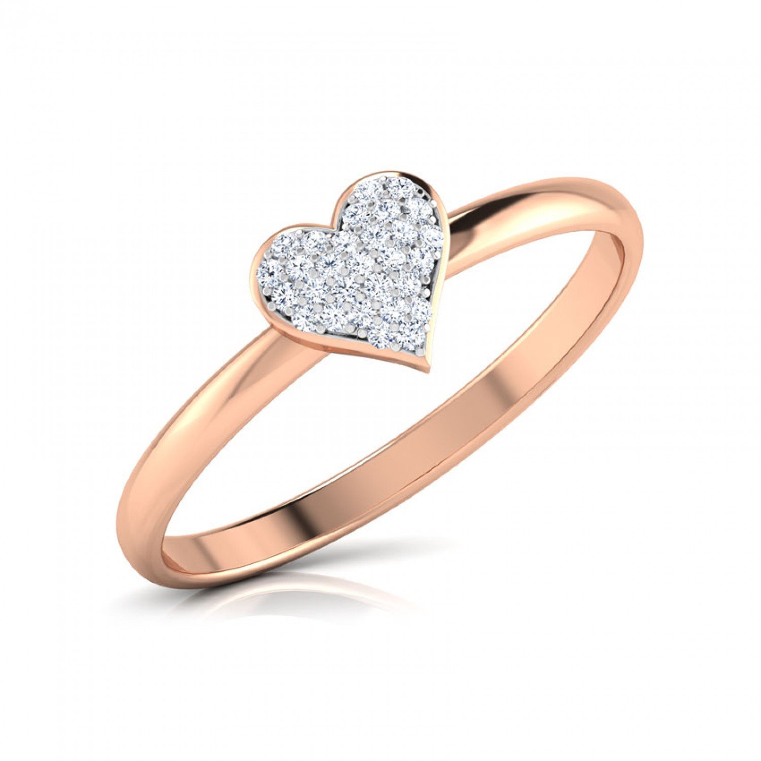 Periphery Sunburst Diamond Ring