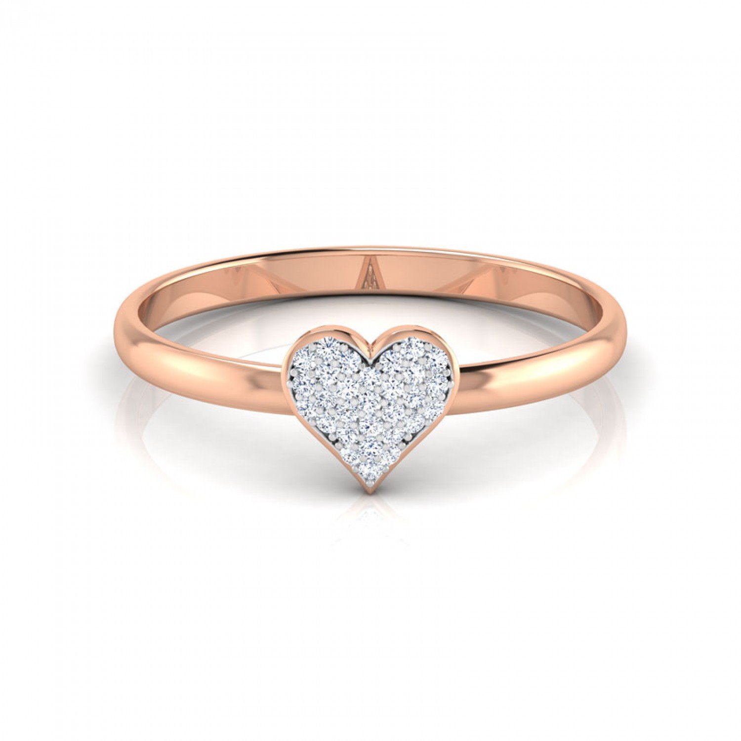 Periphery Sunburst Diamond Ring