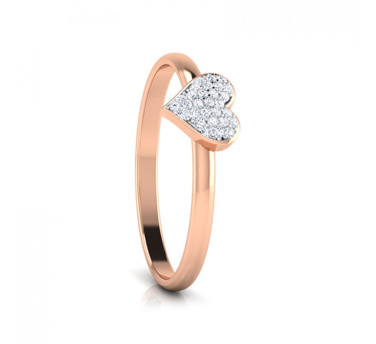 Periphery Sunburst Diamond Ring
