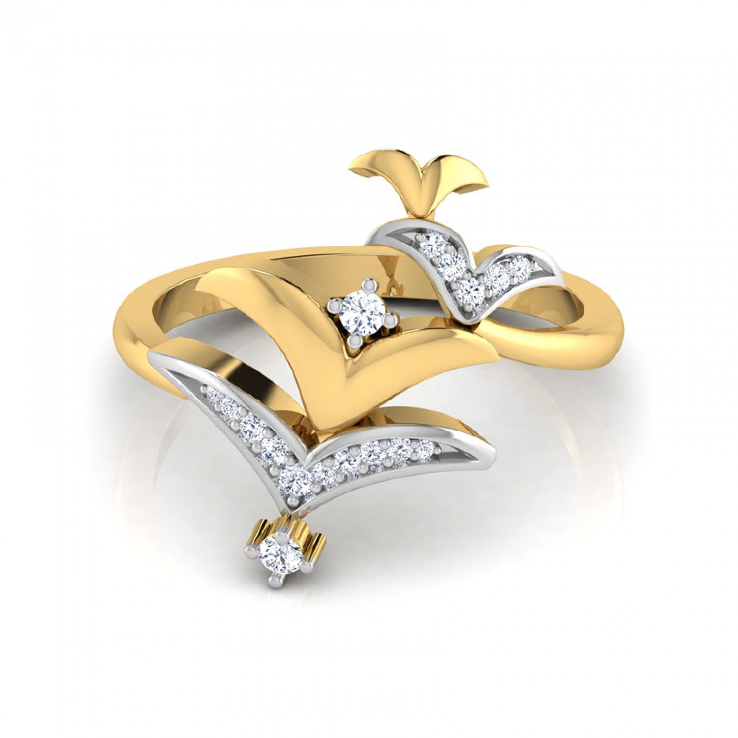 Suave Shimmer Diamond Ring