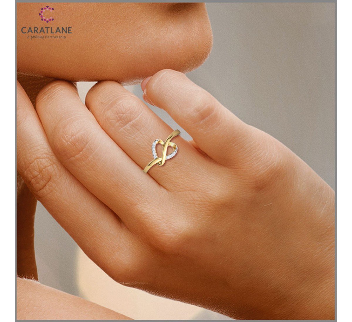 Miracle Loop Plate Diamond Ring