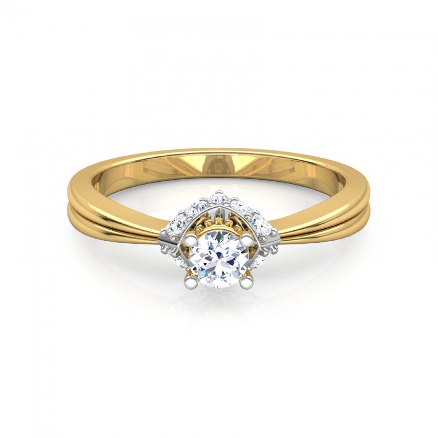 Altoa Baguette Solitaire Diamond Ring