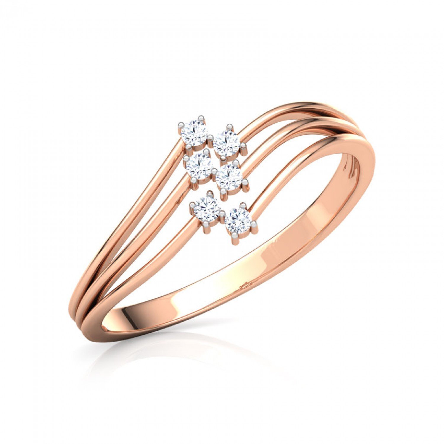 Sasha Whirl Lumina Diamond Ring