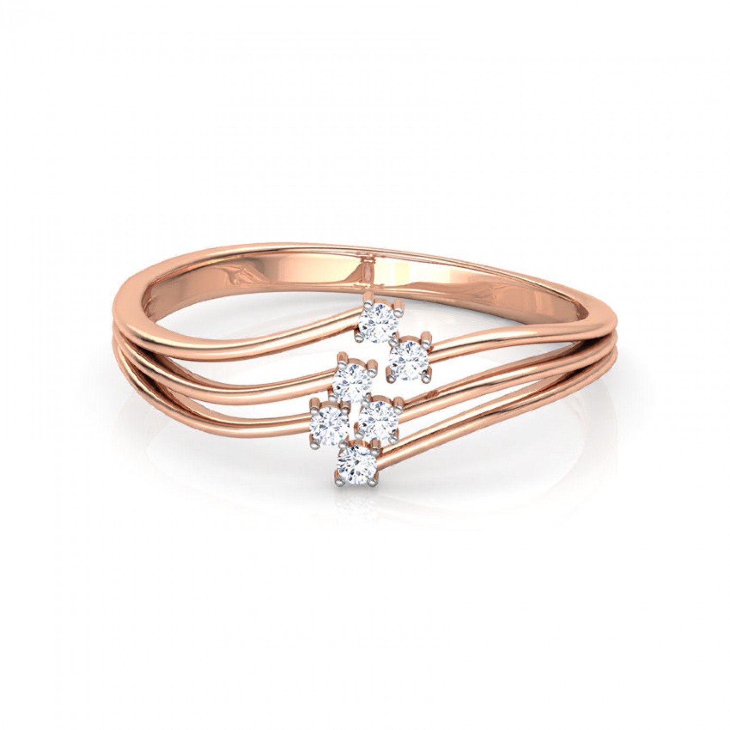 Sasha Whirl Lumina Diamond Ring