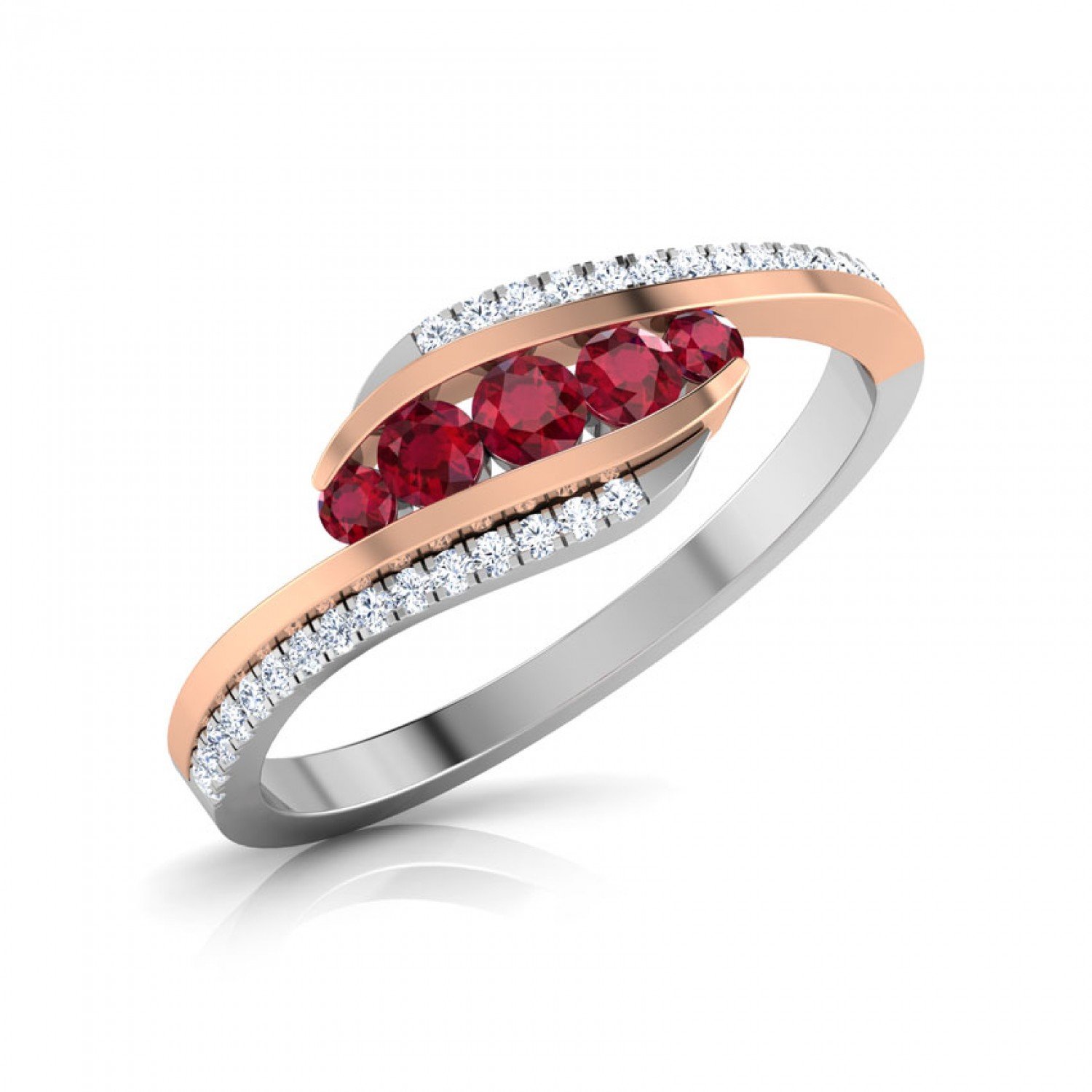 Radiant Glow Diamond Ring