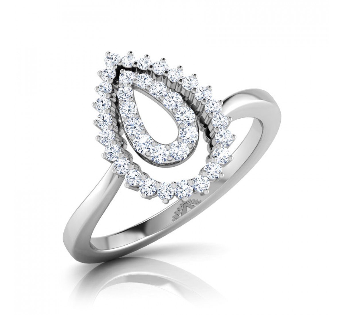 Ethereal Dual Pear Diamond Ring