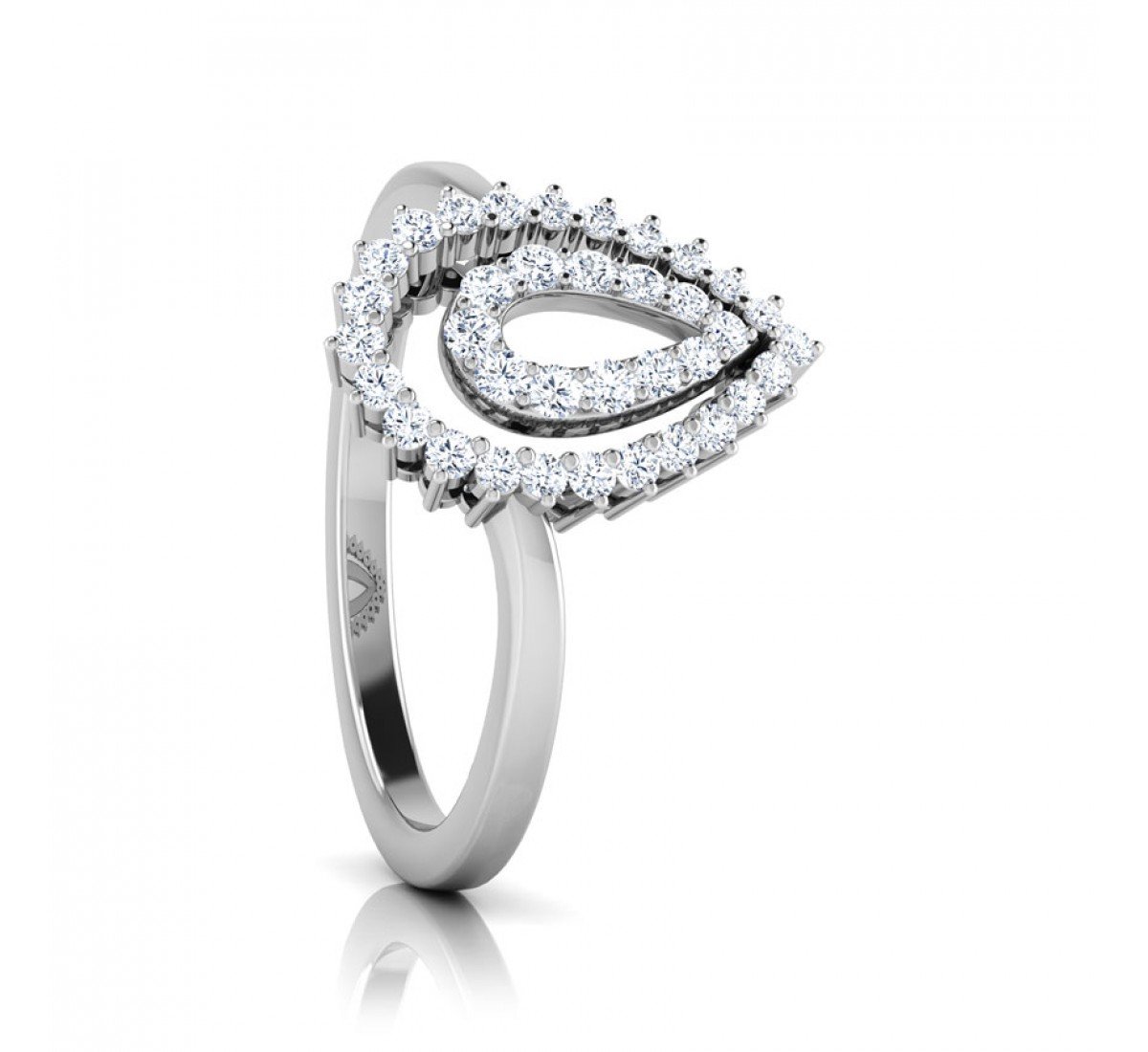 Ethereal Dual Pear Diamond Ring