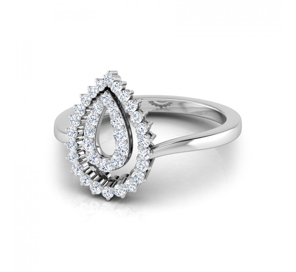Ethereal Dual Pear Diamond Ring