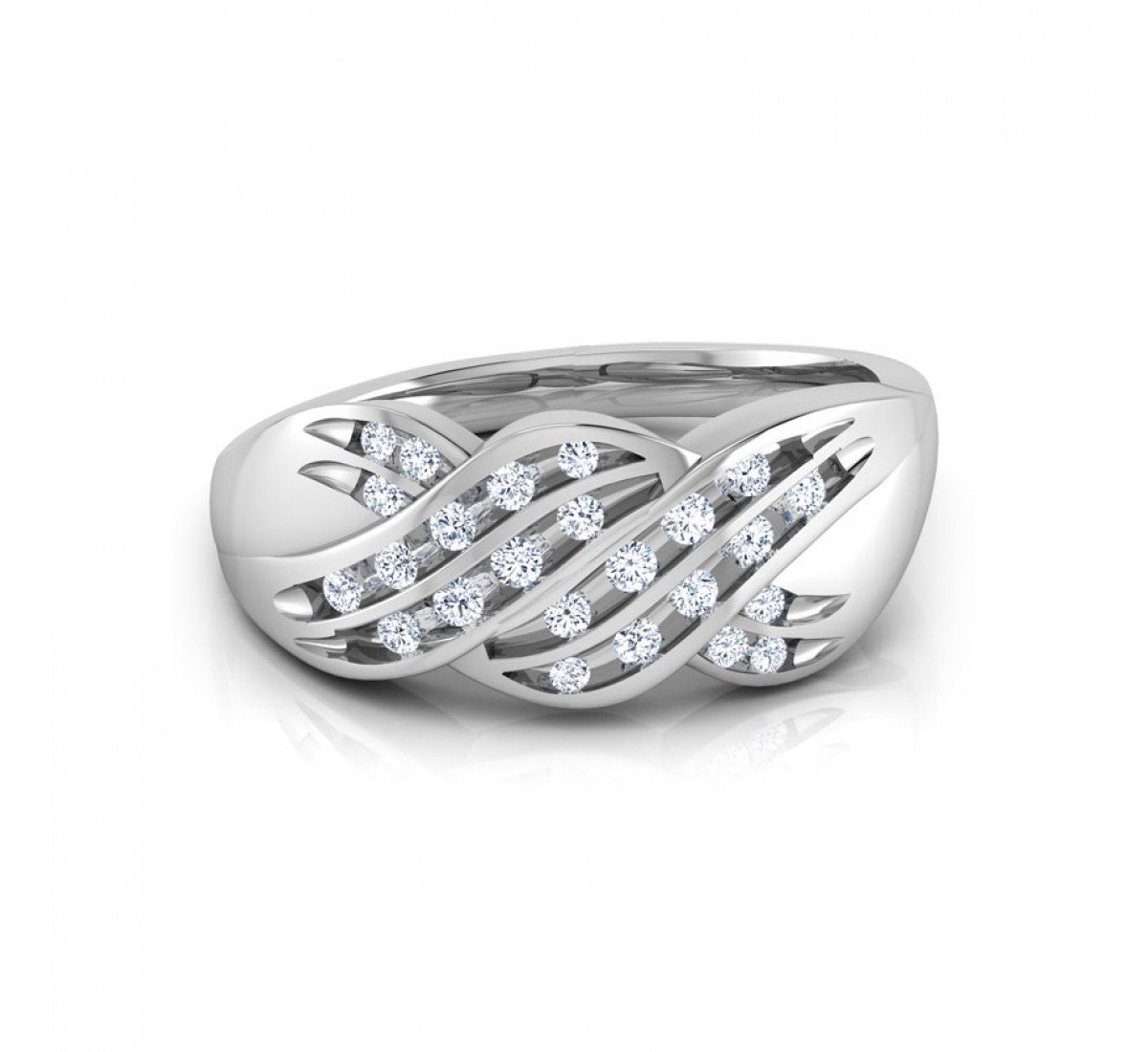 Dazzling Vine Diamond Ring