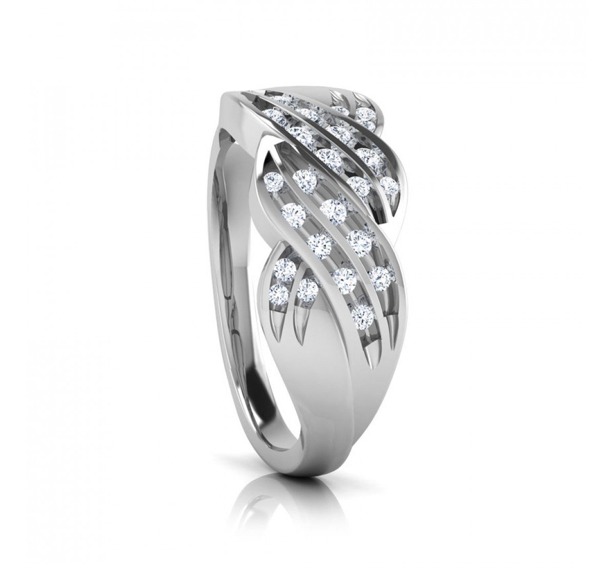 Dazzling Vine Diamond Ring