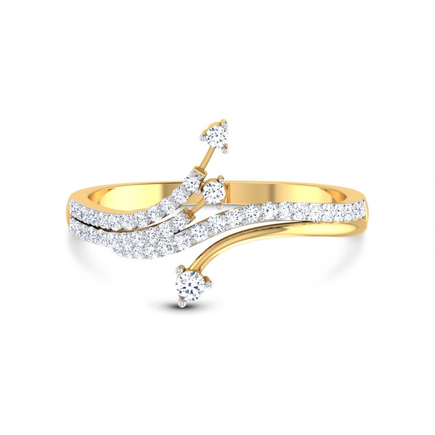 Triplet Asya Diamond Ring