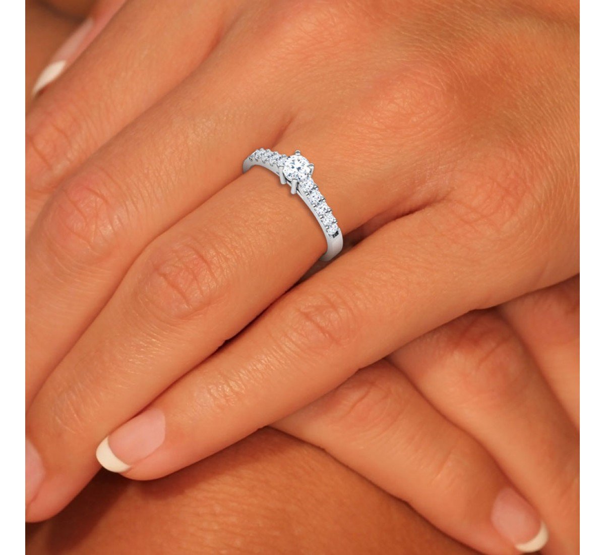 Ambrosia Solitaire Diamond Ring