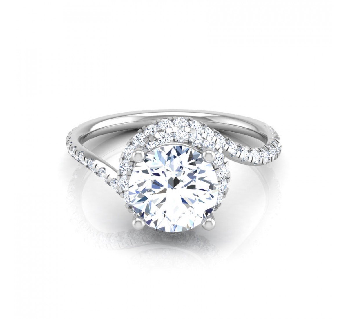 Bidu Eterna Solitaire Diamond Ring