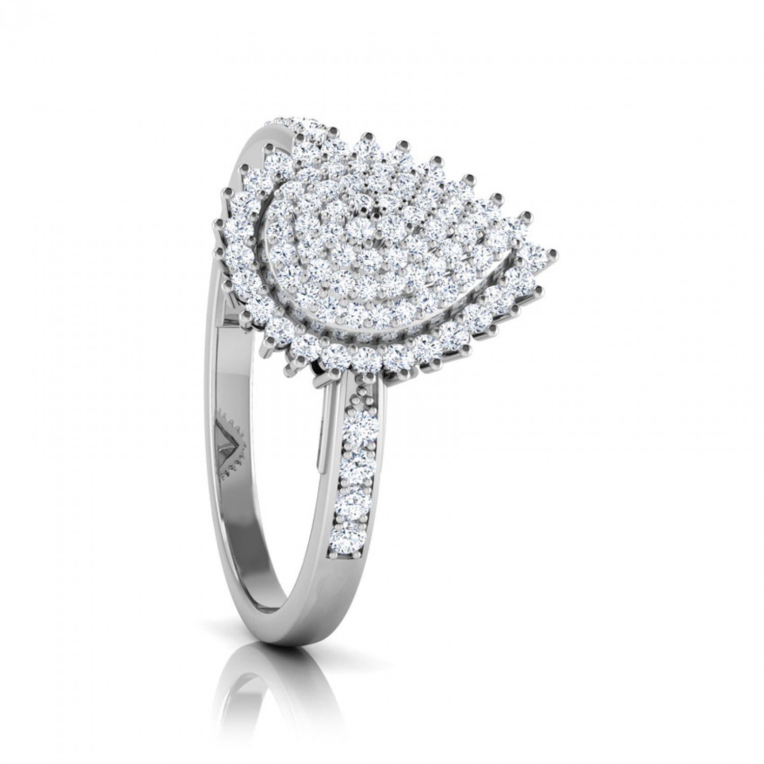Majestic Pear Radiance Diamond Ring