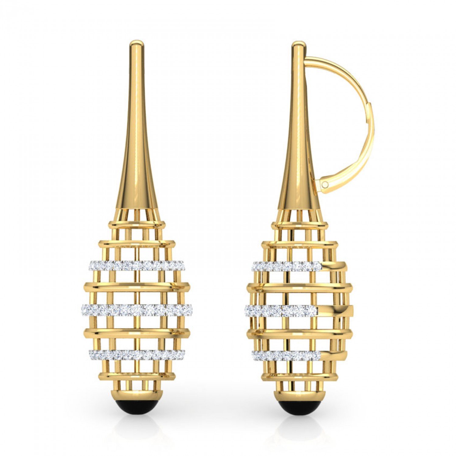 Elate Lacy Diamond Earrings