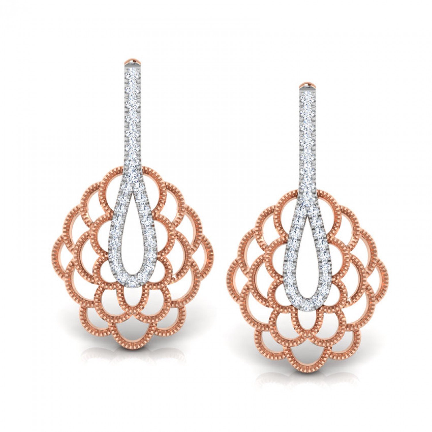 Petite Gull Diamond Earrings