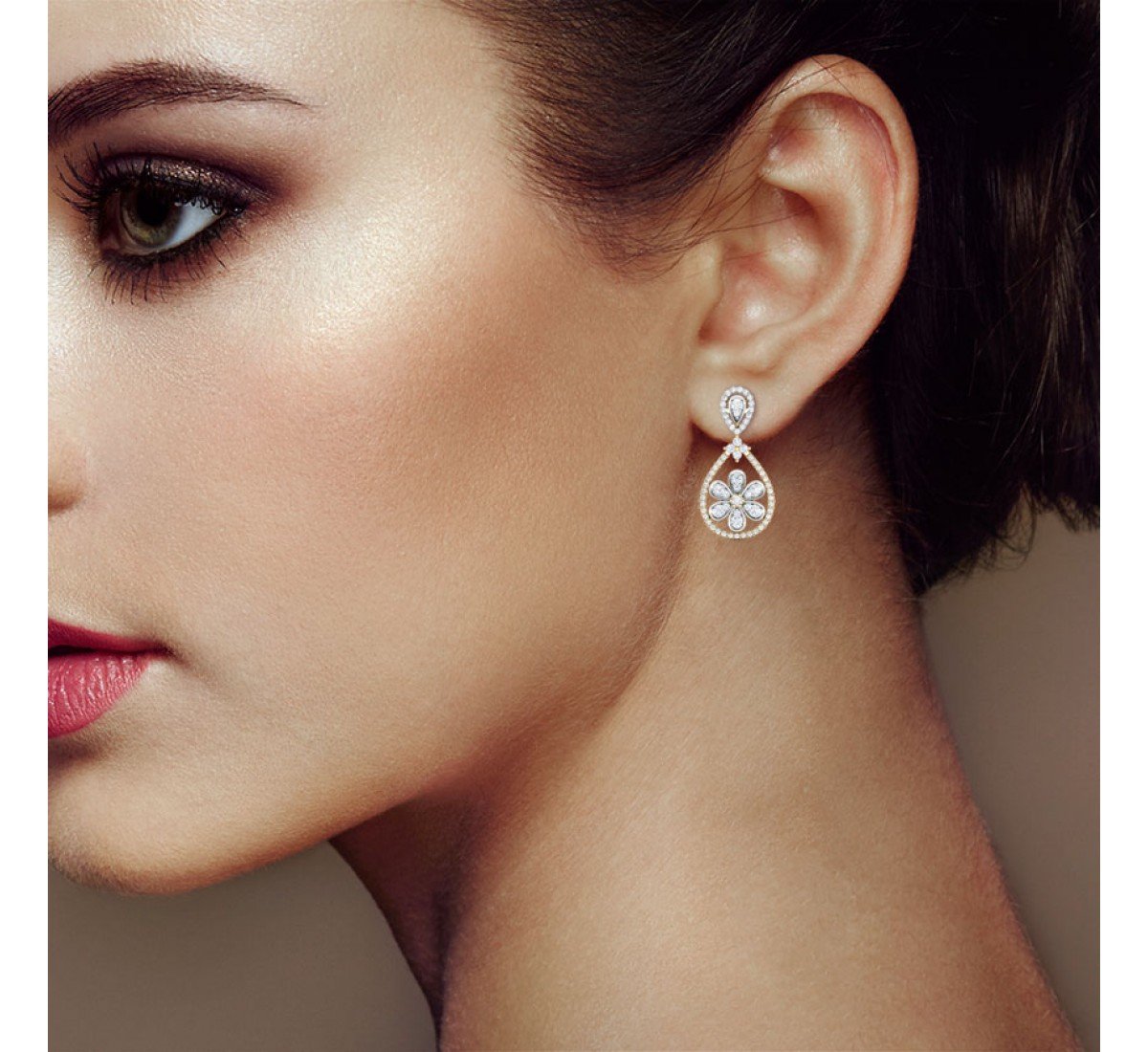 Kaleidify Francesca Diamond Earrings