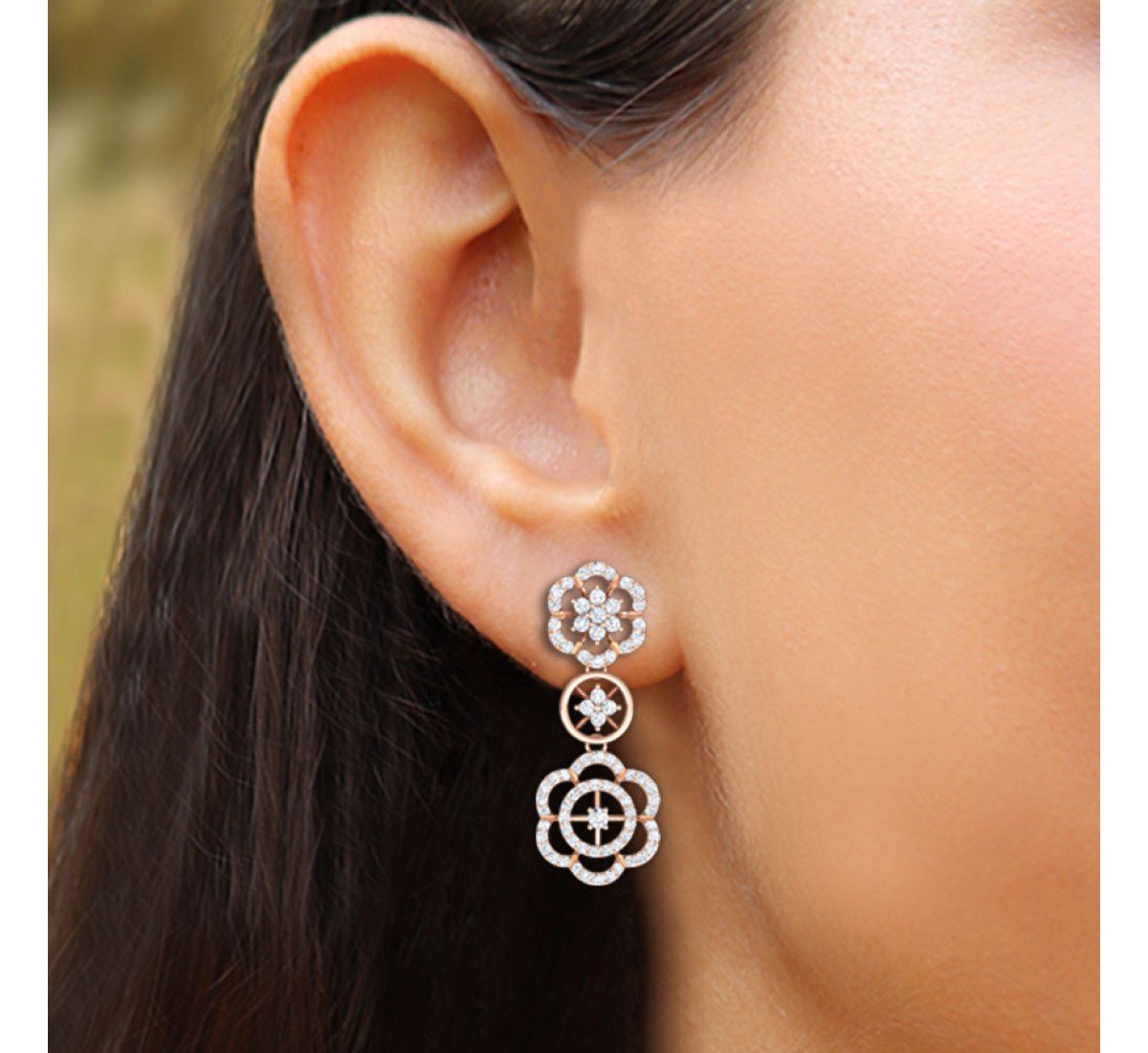 Vortexify Carina Diamond Earrings