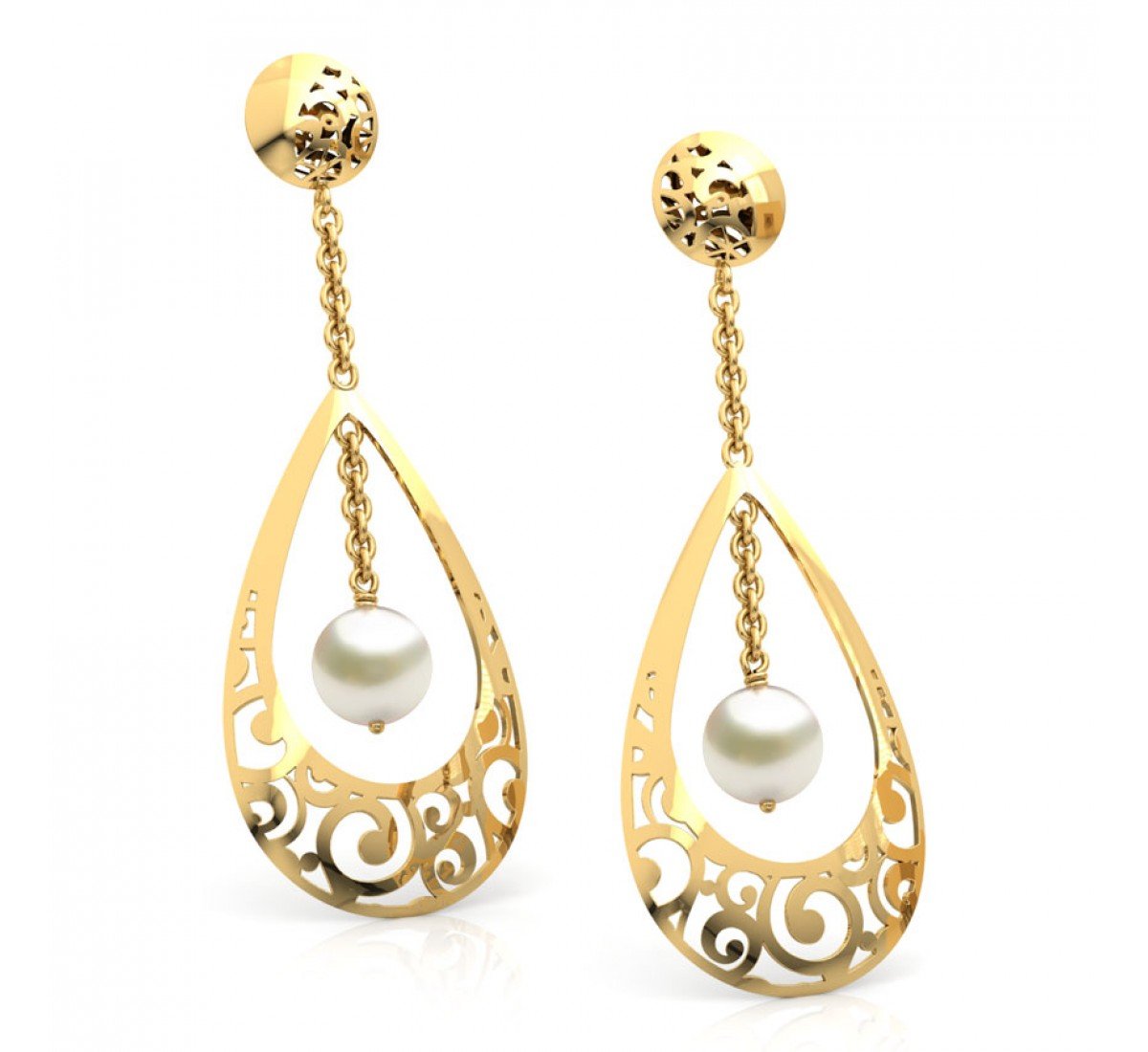Paradigm Gold Earrings
