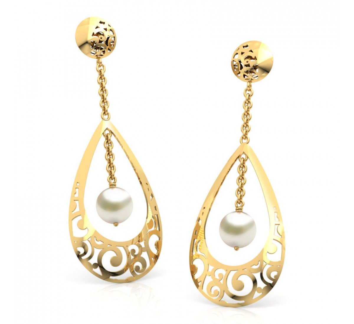 Paradigm Gold Earrings