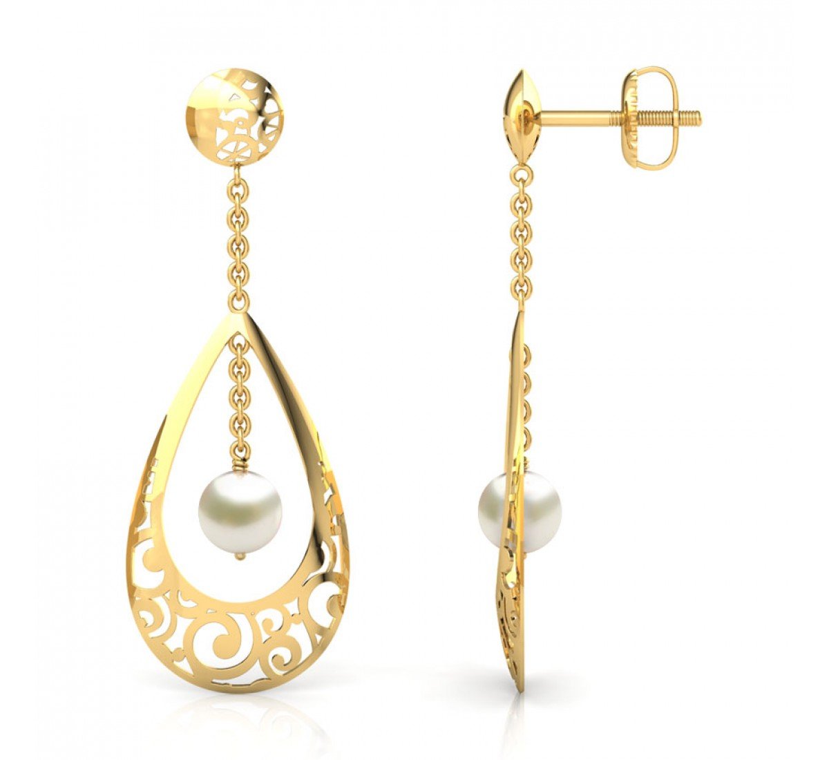 Paradigm Gold Earrings