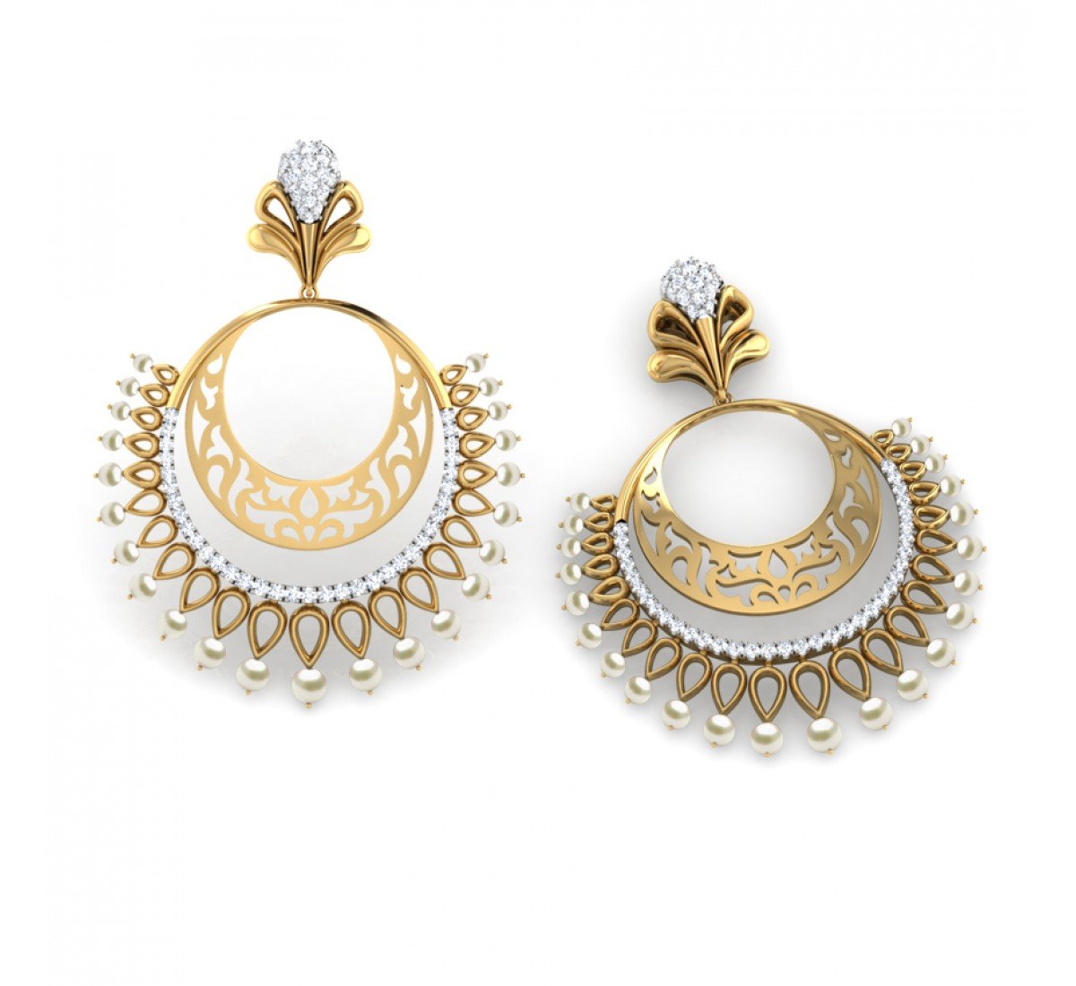 Amaranth Diamond Earrings
