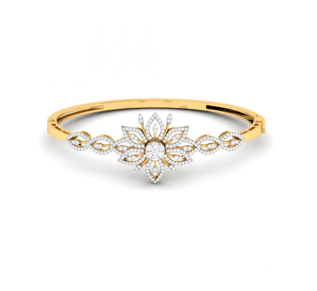 Graceful Cynosure Diamond Bracelet