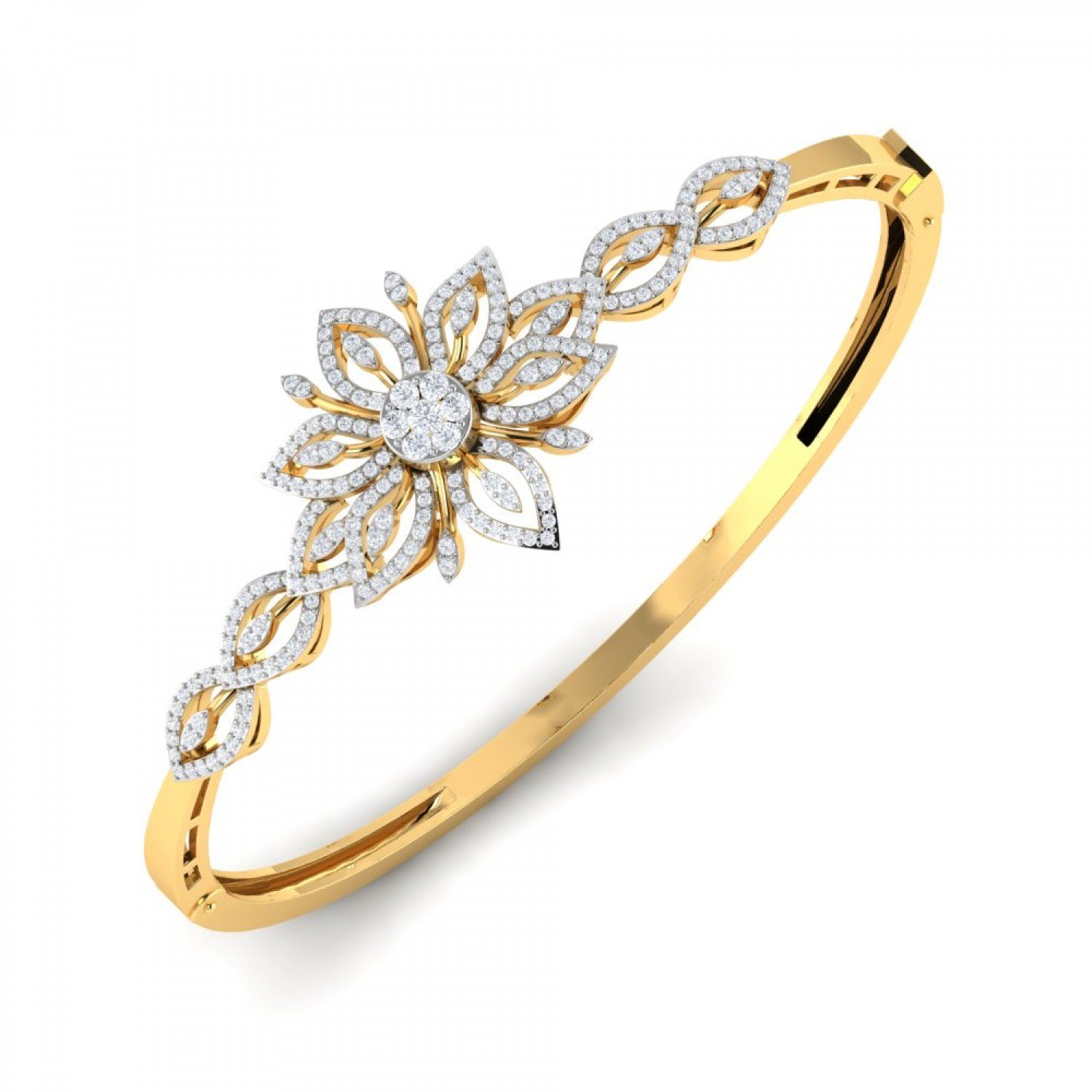 Graceful Cynosure Diamond Bracelet