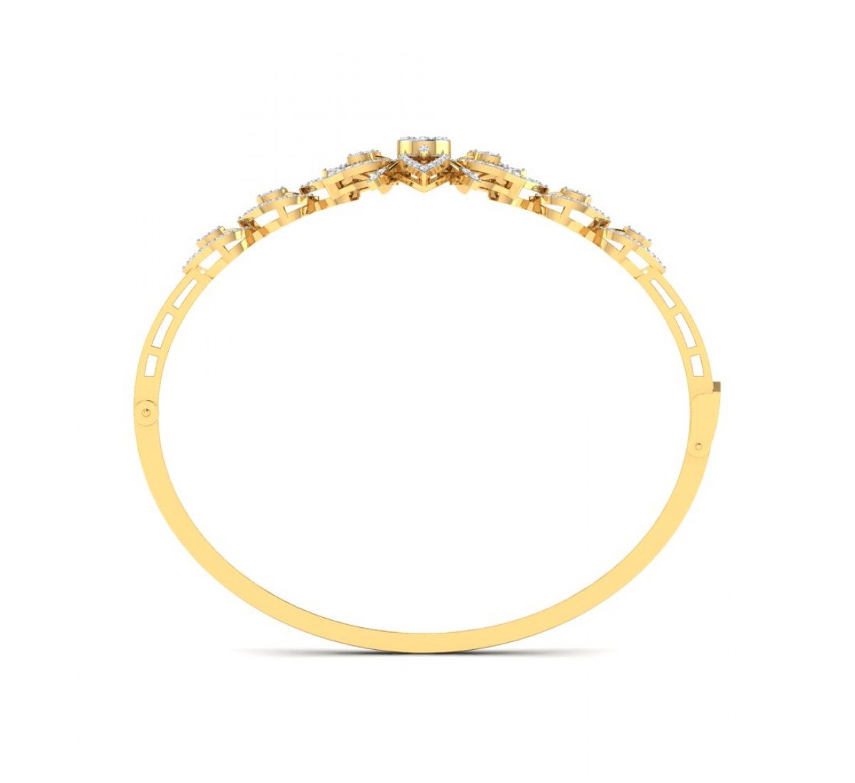 Graceful Cynosure Diamond Bracelet