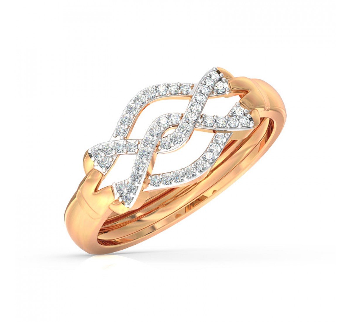 Eloise Lustrous Halo Diamond Band