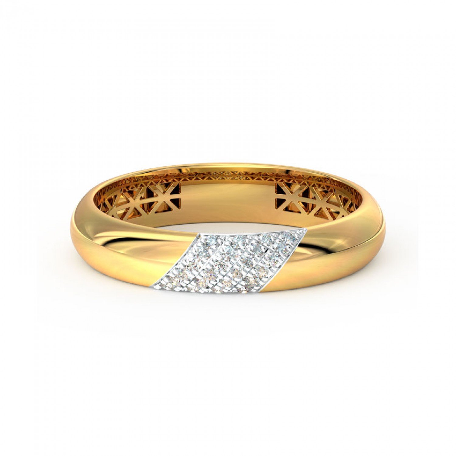 Fluid Diamond Swerve Band