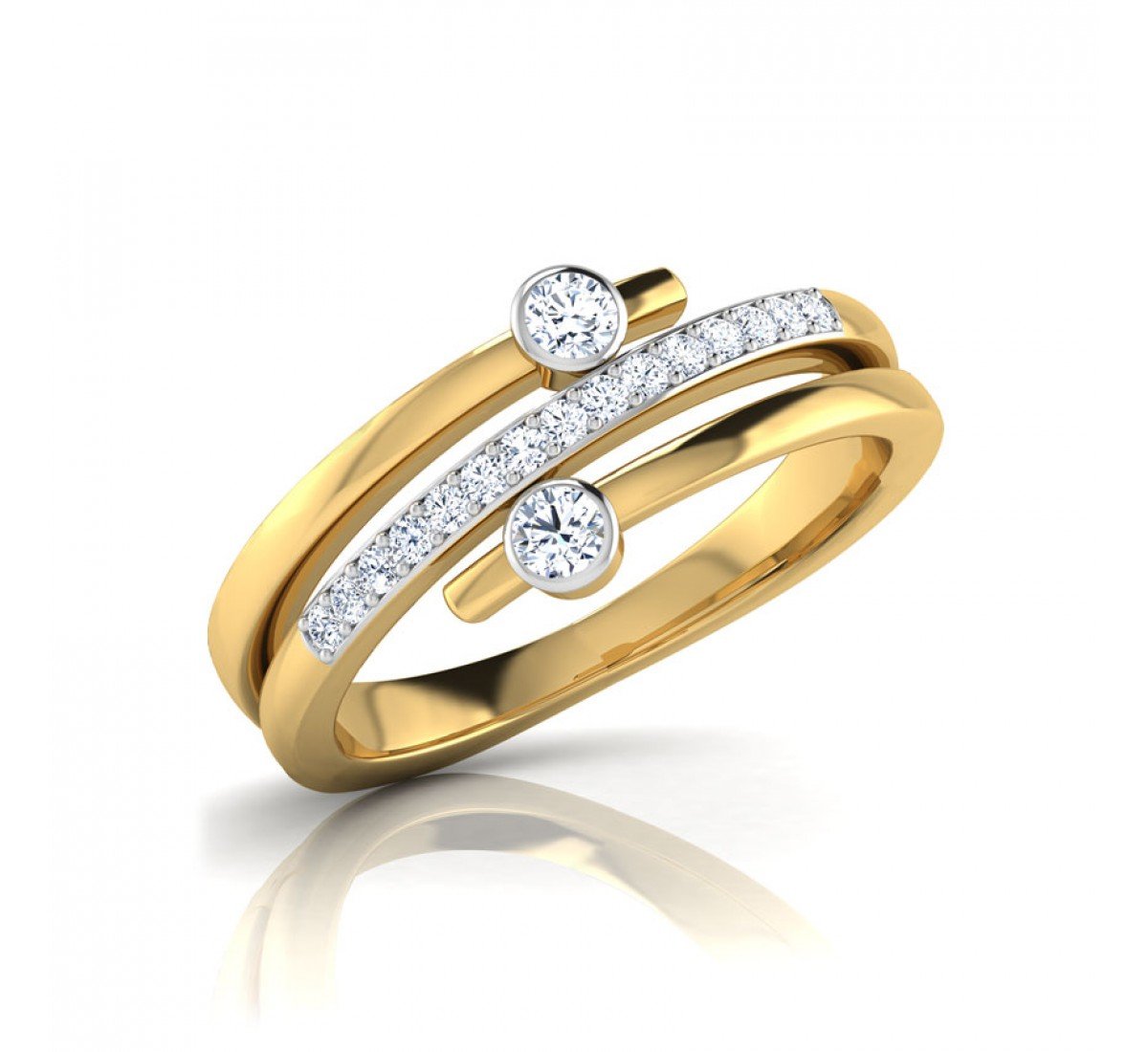 Anthemion Diamond Band