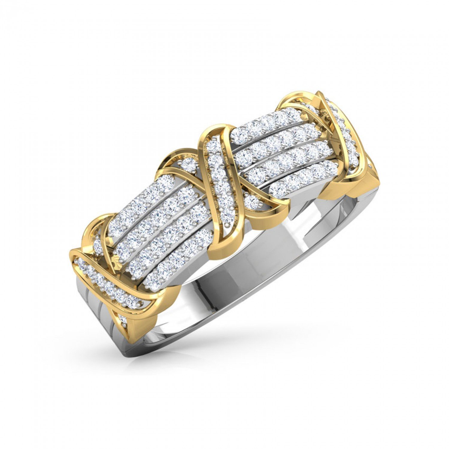 Leafy Splendor Diamond Band