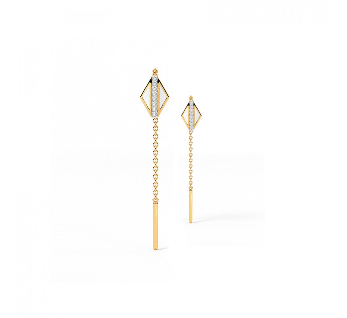 Remarkable Diamond Sui Dhaga Earrings