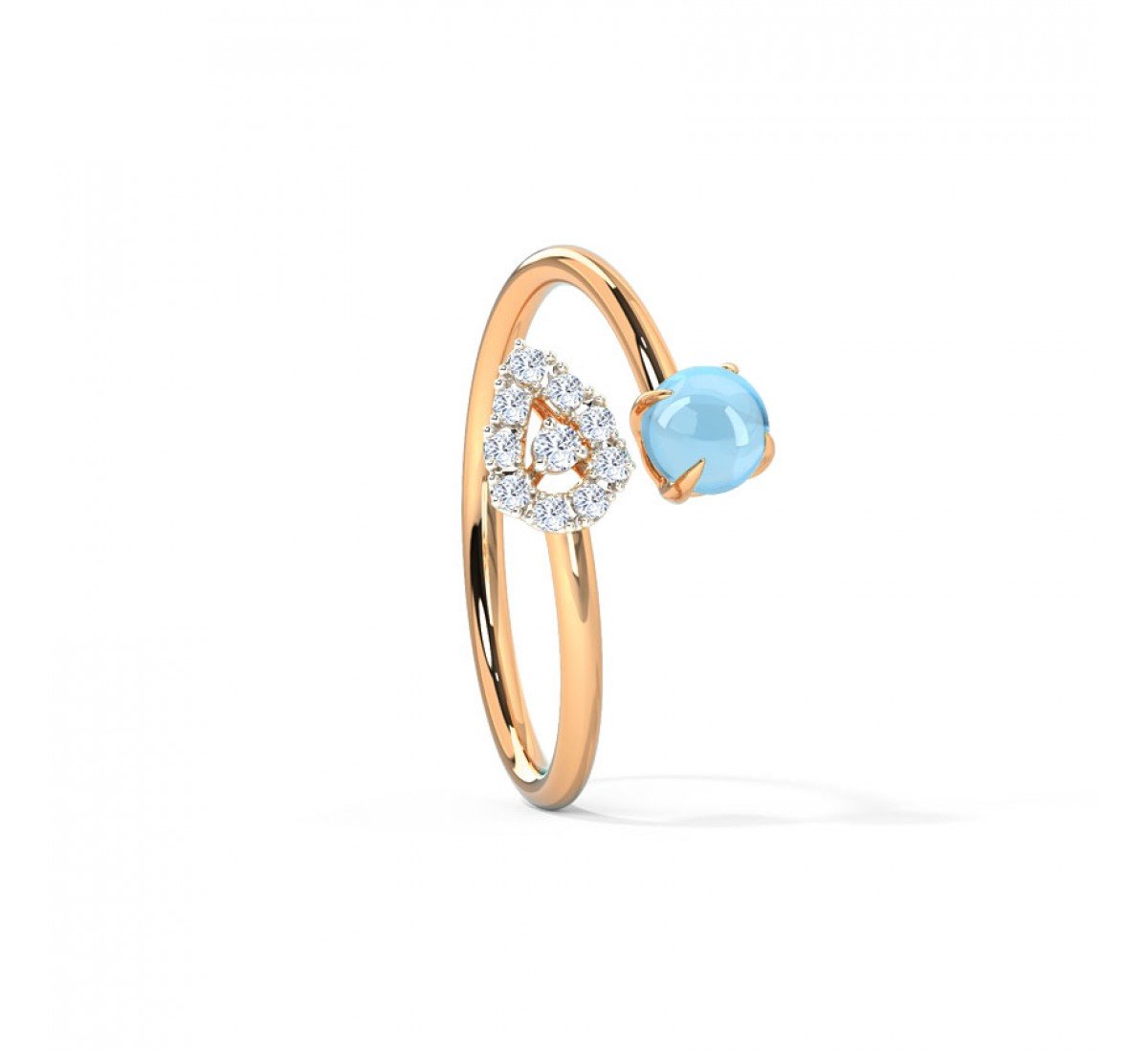 Urmi Blue Topaz Birthstone Dia