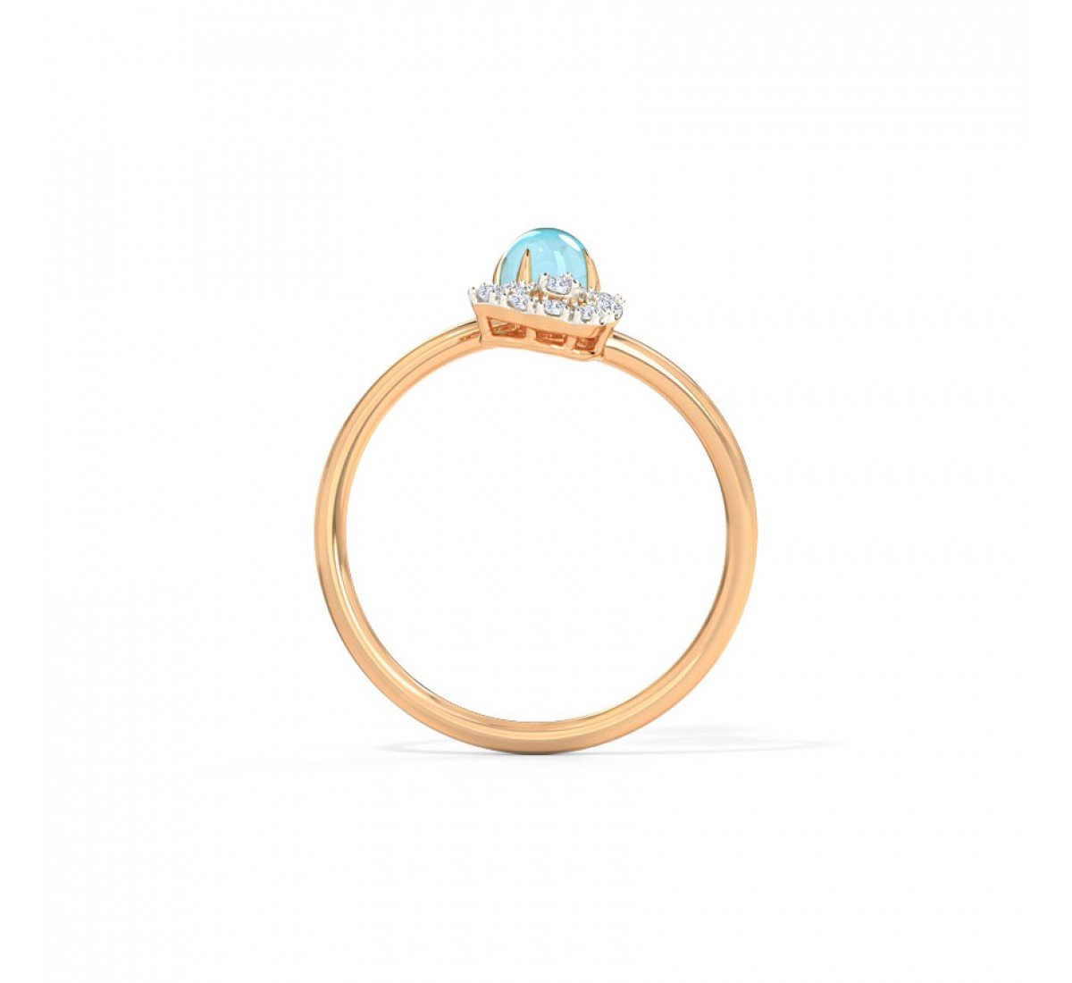 Urmi Blue Topaz Birthstone Dia