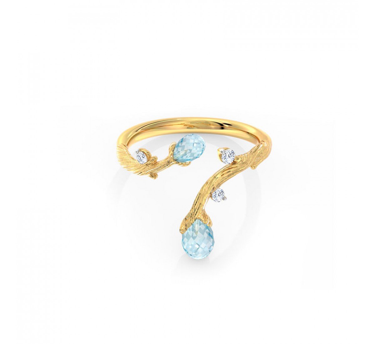 Stellan Dewdrops Gemstone Rin