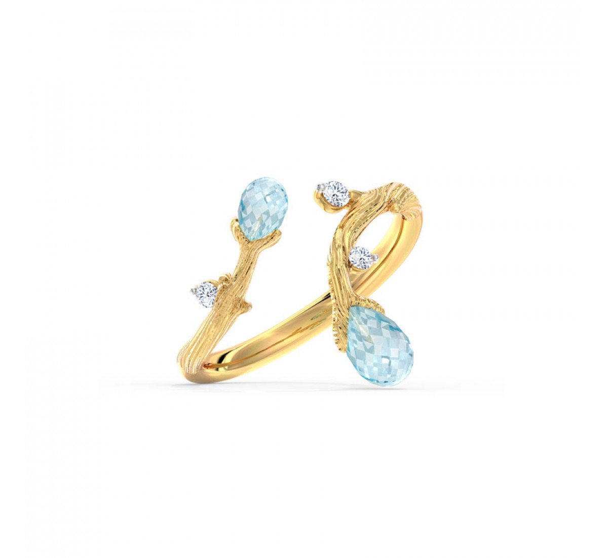 Stellan Dewdrops Gemstone Rin