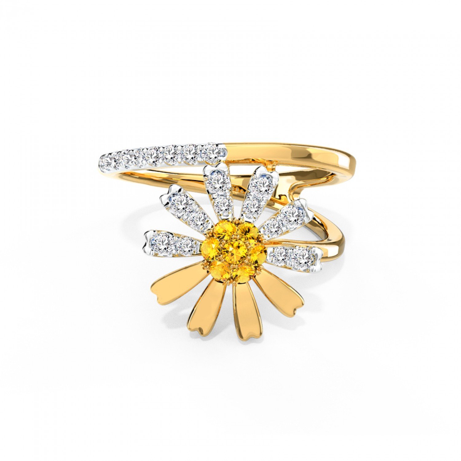 Nesrine Daisy Diamond Ring