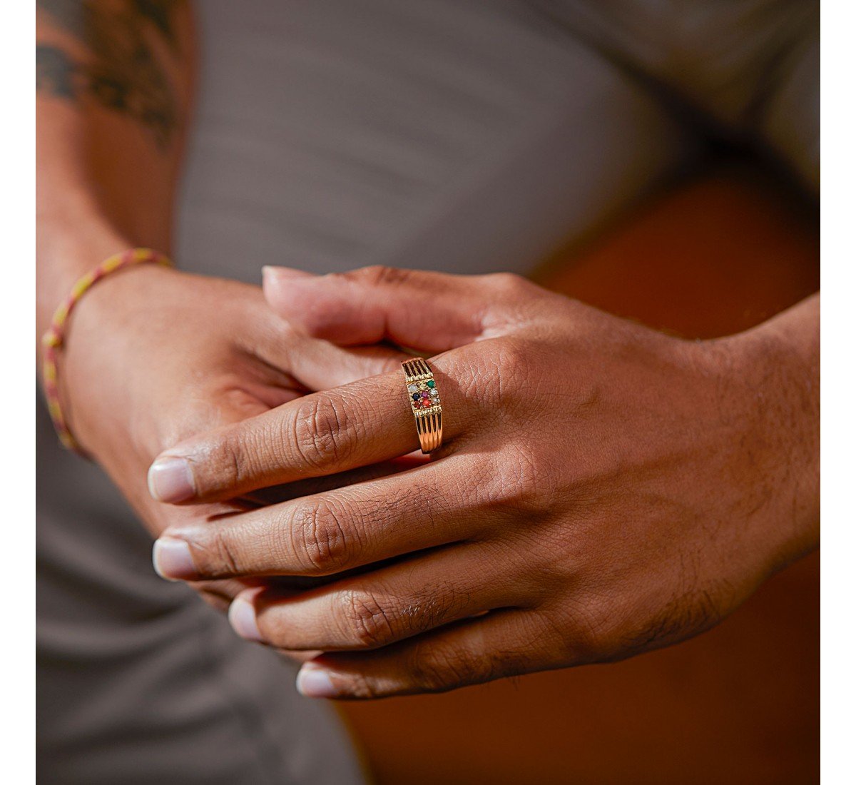 Featuring Navratna Diamond Ring