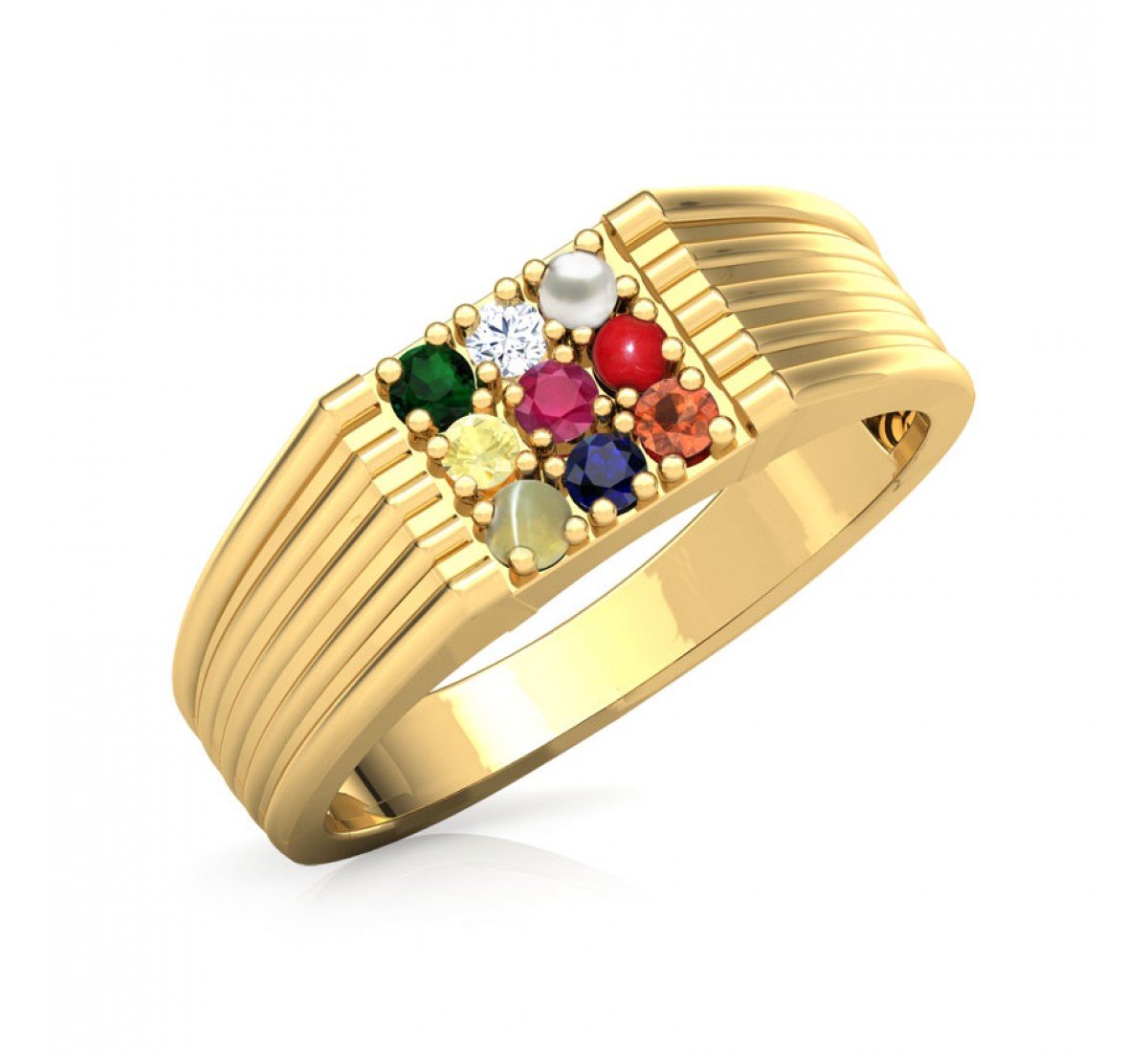 Featuring Navratna Diamond Ring