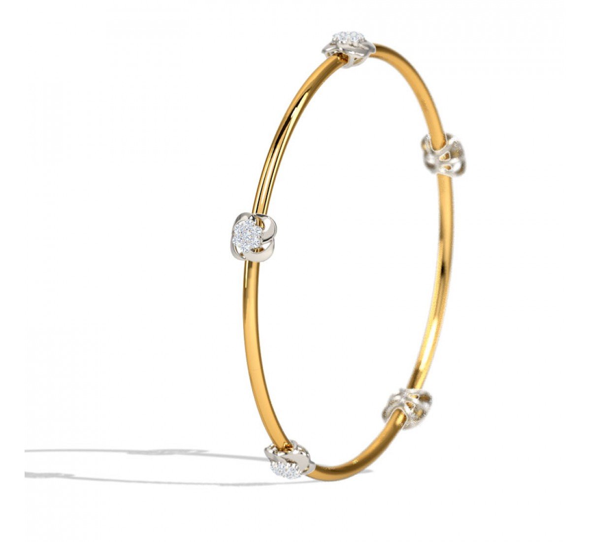 Gracious Diamond Bangle