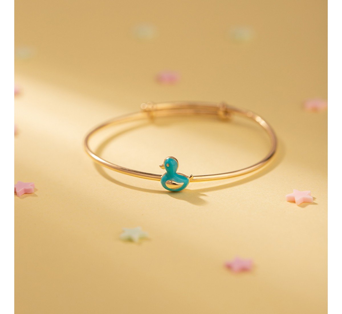 Glitz Duck Baby Gold Bangle