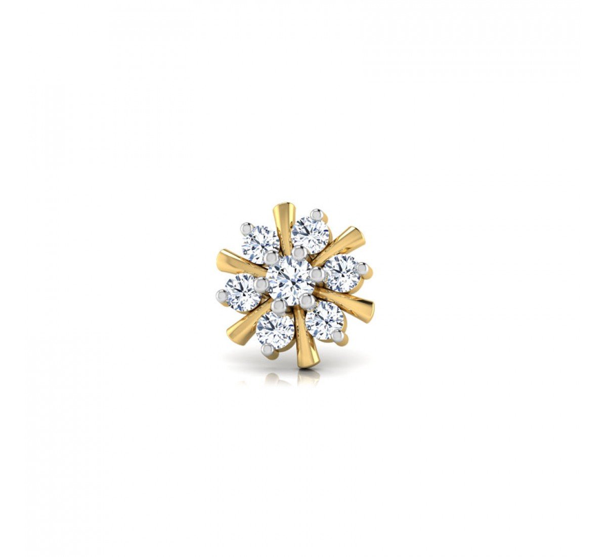 Arctic Shine Diamond Nose Pin