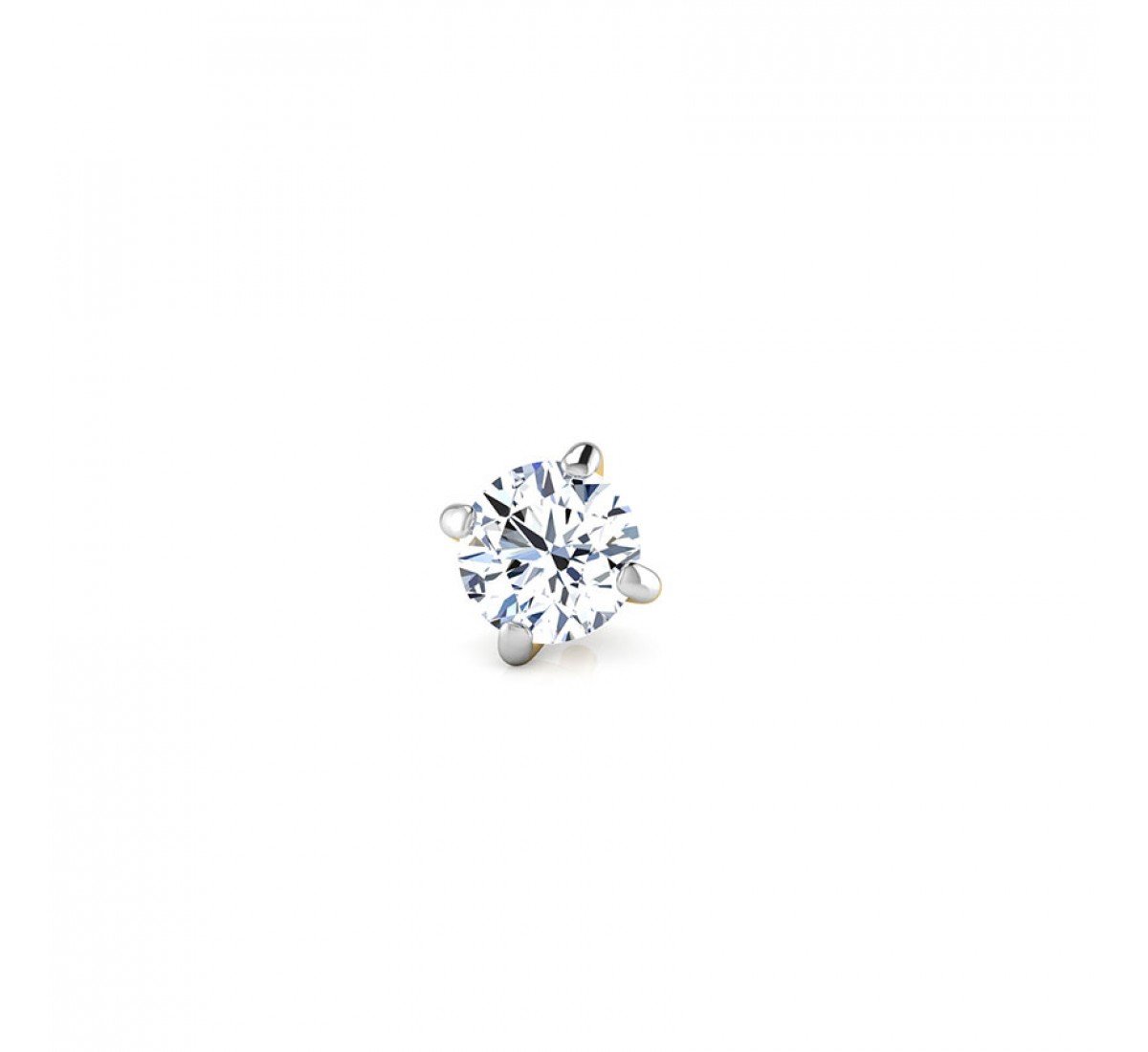 Quewell Solitaire Nose Pin