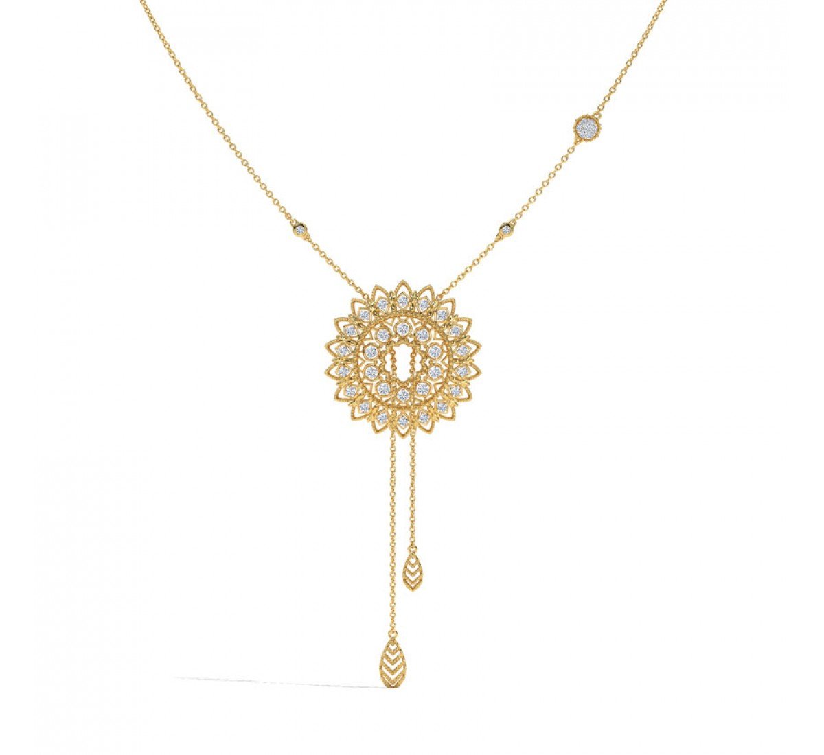 Quillar Intricate Diamond Necklace