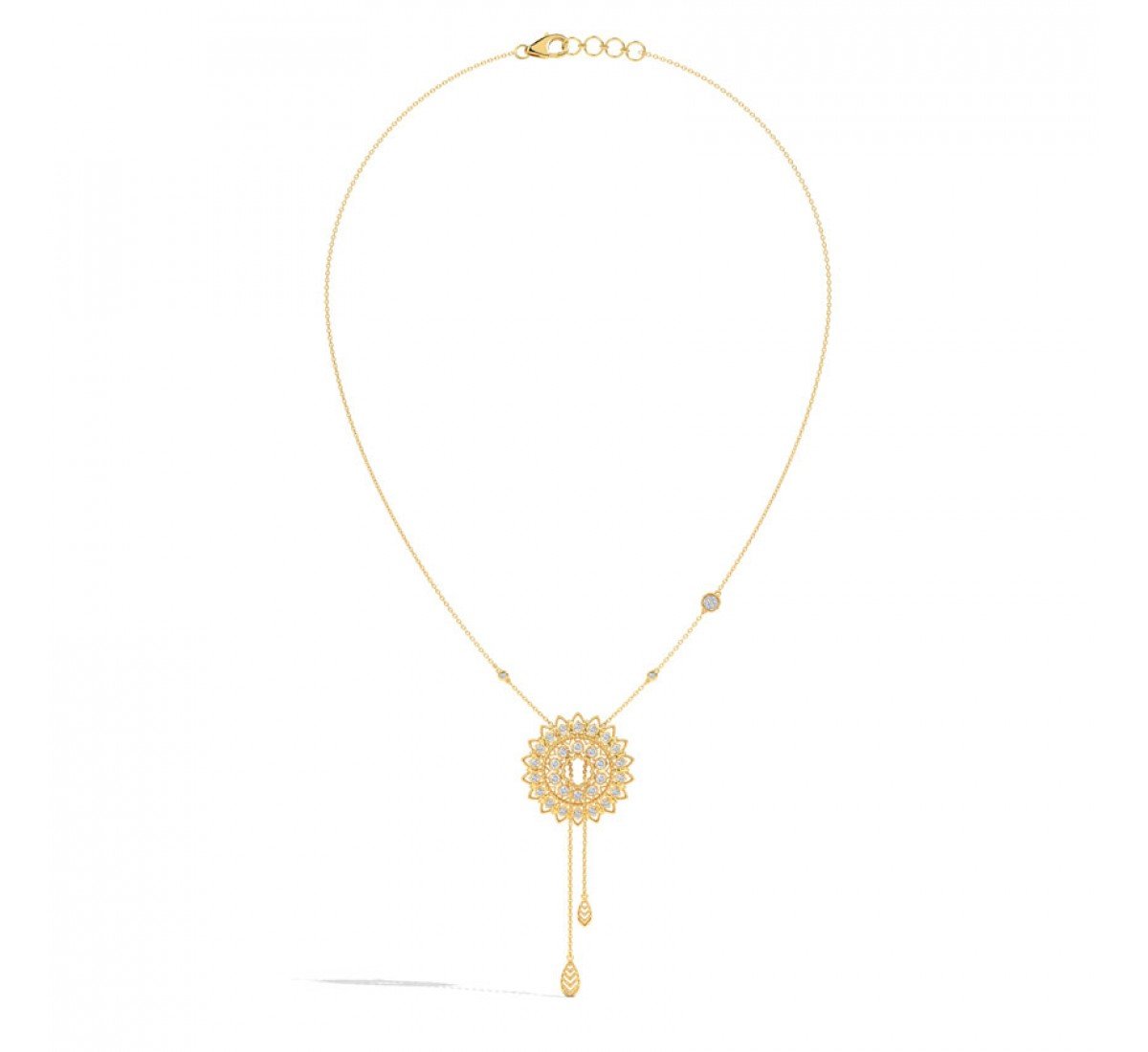 Quillar Intricate Diamond Necklace
