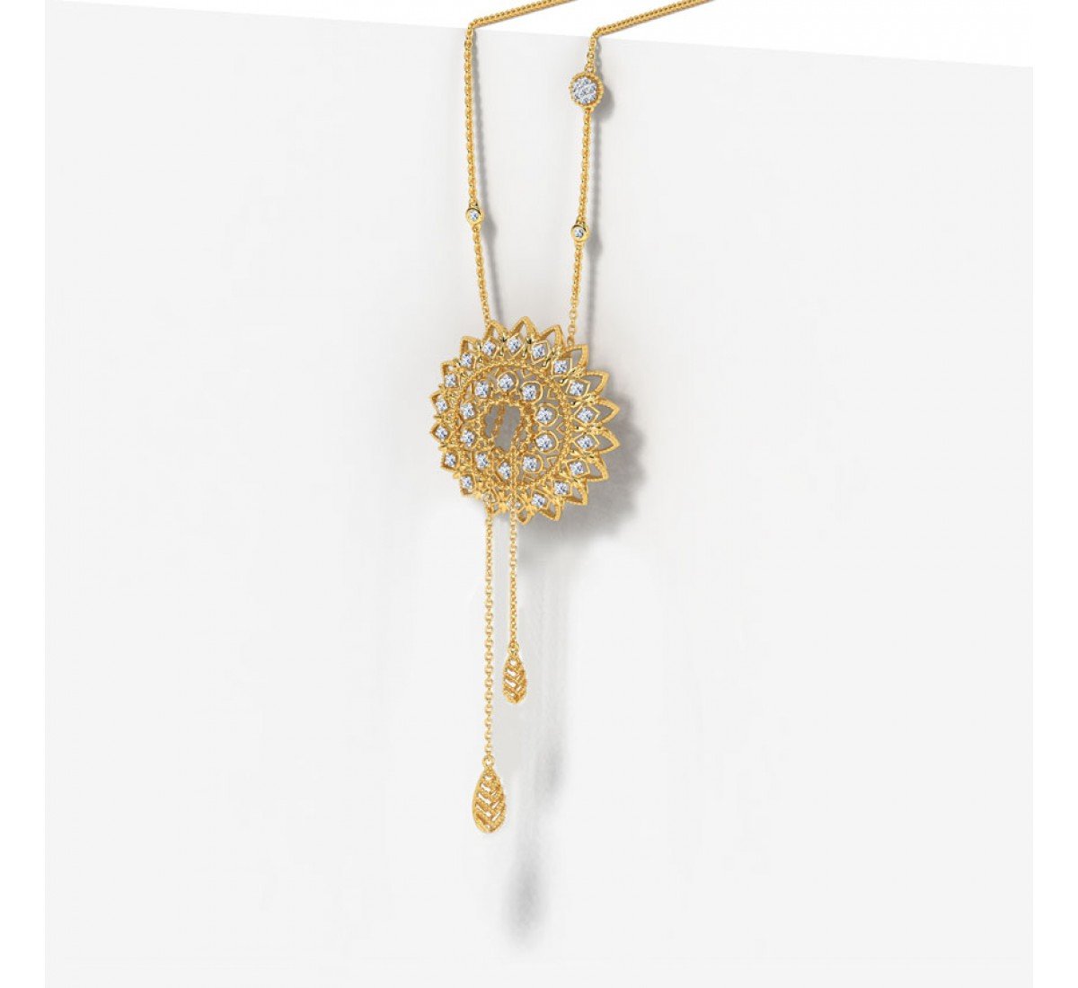 Quillar Intricate Diamond Necklace