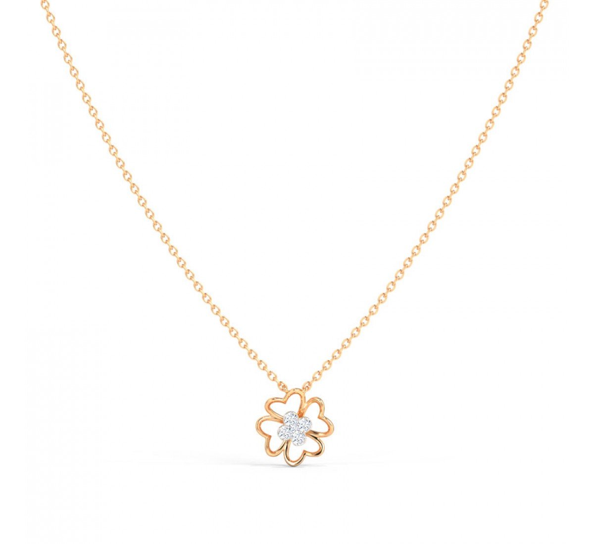 Arbor Clover Diamond Necklace