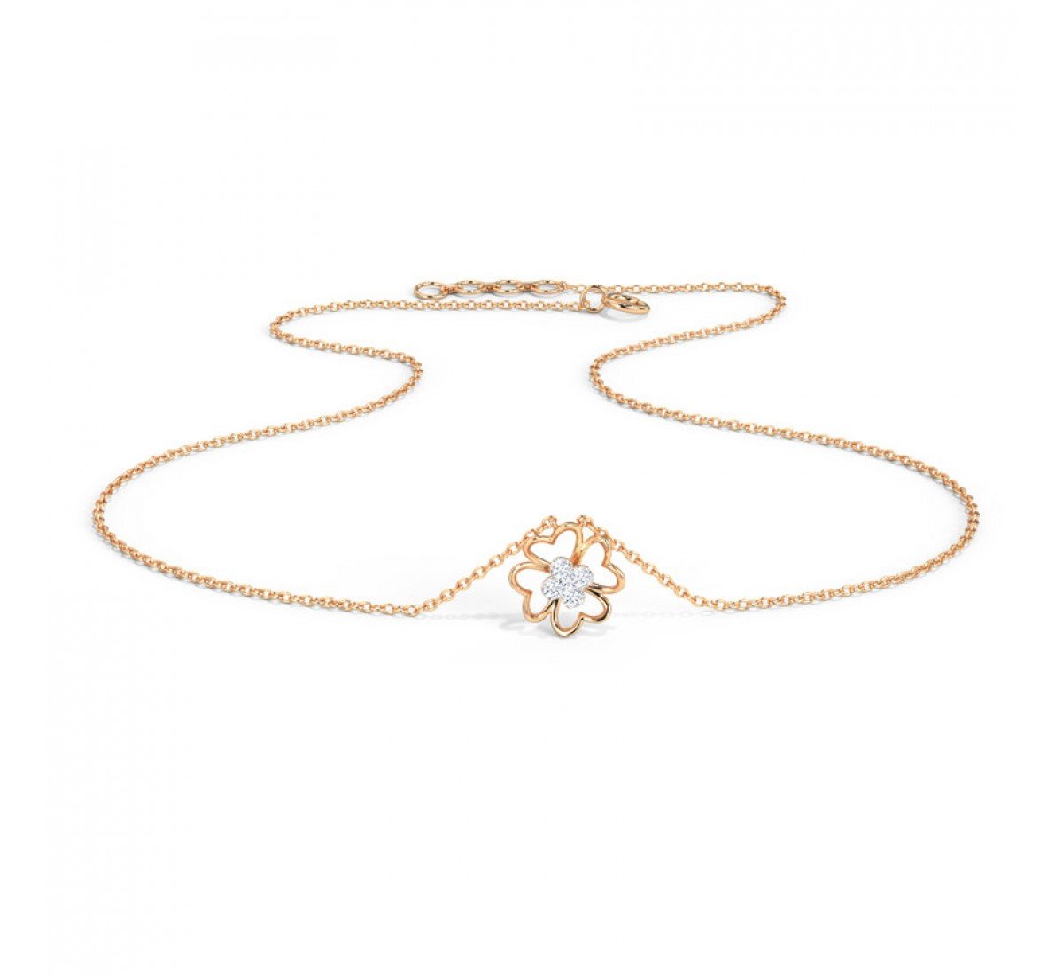 Arbor Clover Diamond Necklace